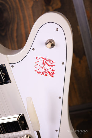 Epiphone 1963 Firebird V Maestro Vibrola Polaris Weiß