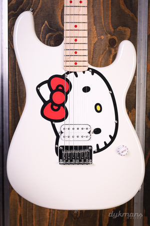 Squier Fender x Hello Kitty White Stratocaster