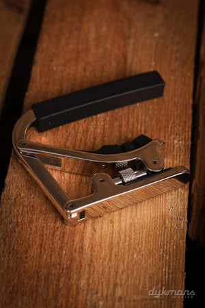 CLX Verstellbarer Stahlsaiten-Kapodaster, Silber