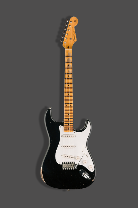 Fender Custom Shop Limited Fat '54 Strat Relic Aged Black VORBESTELLUNG