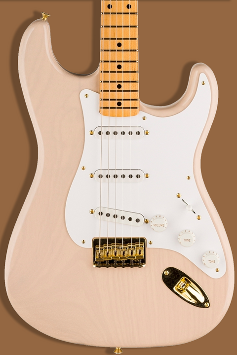 Fender Custom Shop Limited Edition Hardtail '54 Strat DLX Closet Classic Dirty White Blonde VORBESTELLUNG