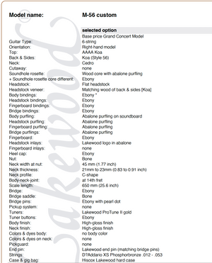 Lakewood M-0 Custom Eukalyptus Huon Pine Top