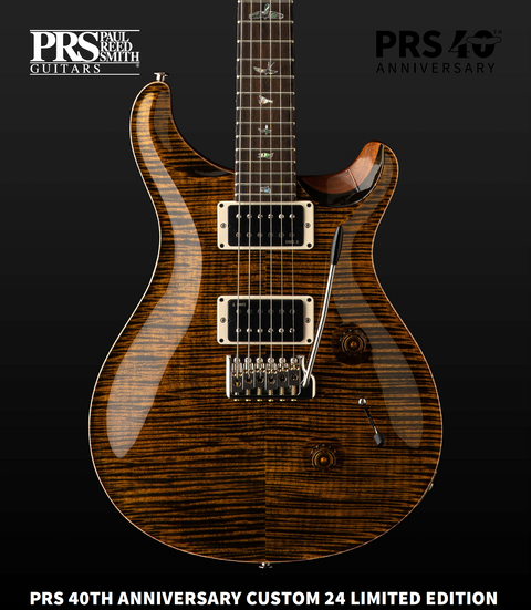 PRS 40th Anniversary Custom 24 Ltd Edition Tiger Eye PRE-ORDER