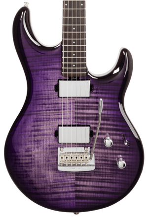 Music Man Luke 4 HH Maple Top Purple Slushie