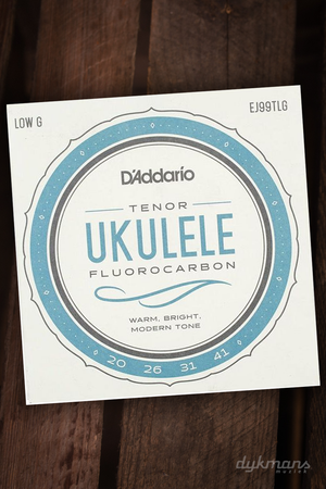 D'addario Fluorocarbon Tenor-Ukulelensaiten (Low G)