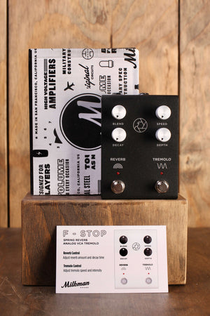 Milkman F-Stop Schwarz