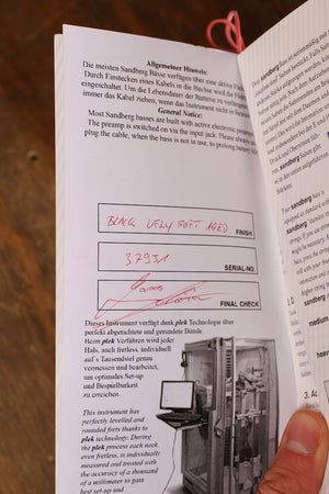 Sandberg California II V-TM Ida Nielsen 5-Saiter