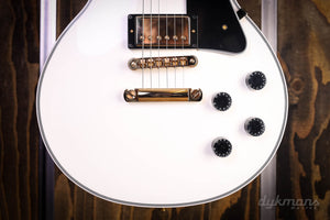 Gibson Custom Shop Les Paul Custom Griffbrett aus Ebenholz Alpinweiß