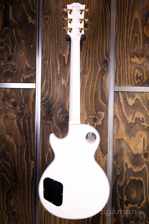 Gibson Custom Shop Les Paul Custom Griffbrett aus Ebenholz Alpinweiß