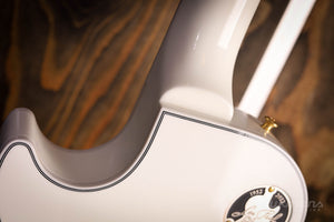 Gibson Custom Shop Les Paul Custom Griffbrett aus Ebenholz Alpinweiß