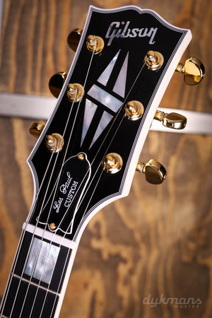 Gibson Custom Shop Les Paul Custom Griffbrett aus Ebenholz Alpinweiß
