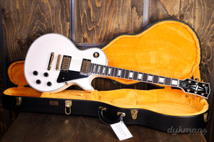 Gibson Custom Shop Les Paul Custom Griffbrett aus Ebenholz Alpinweiß