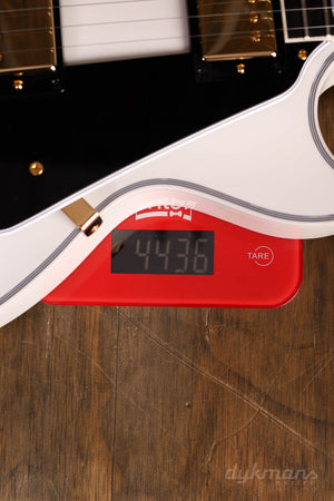 Gibson Custom Shop Les Paul Custom Griffbrett aus Ebenholz Alpinweiß