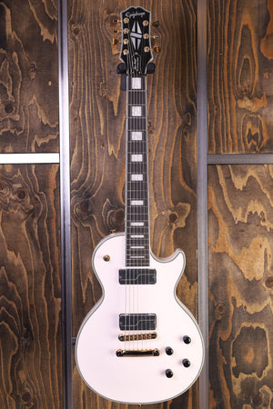 Epiphone Matt Heafy Les Paul Custom Origins 7-Saiter Knochenweiß