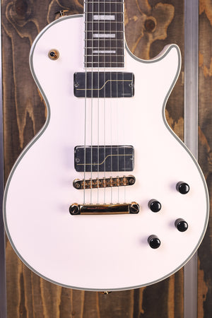 Epiphone Matt Heafy Les Paul Custom Origins 7-Saiter Knochenweiß