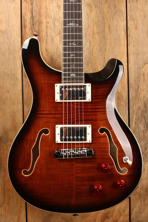 PRS SE Hollowbody II Piezo Black Gold Burst (mit LR Baggs-System)