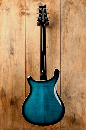 PRS SE Hollowbody II Piezo Peacock Blue Smokeburst (mit LR Baggs-System)