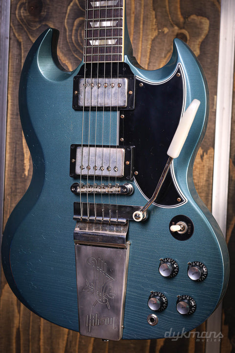 Gibson Custom Murphy Lab 1964 SG Standard Neuauflage mit Maestro Vibrola Light Aged