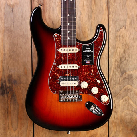 Fender American Professional II Strat HSS RW 3-Farben Sunburst