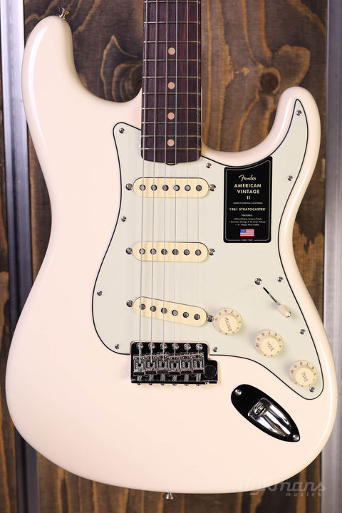 Fender American Vintage II '61 Stratocaster Olympic Weiß