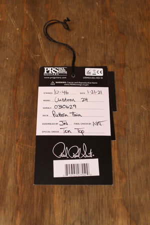 PRS Wood Library Custom 24 Blue Fade (Limitiert) #0310629