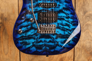 Ibanez GRX70QAL Transparent Blue Burst (Linkshänder)