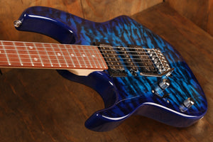 Ibanez GRX70QAL Transparent Blue Burst (Linkshänder)