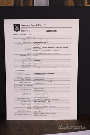 Mayones Duvell Elite 7 Gothic Weiß