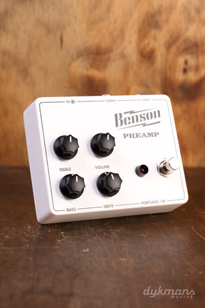 Benson Vorverstärkerpedal (Boost/Overdrive) Tuxedo White