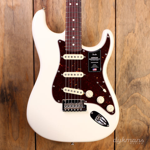 Fender American Pro II Strat Olympic Weiß