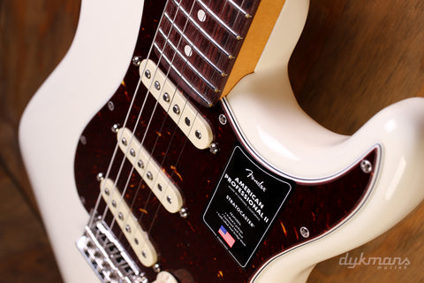 Fender American Pro II Strat Olympic Weiß